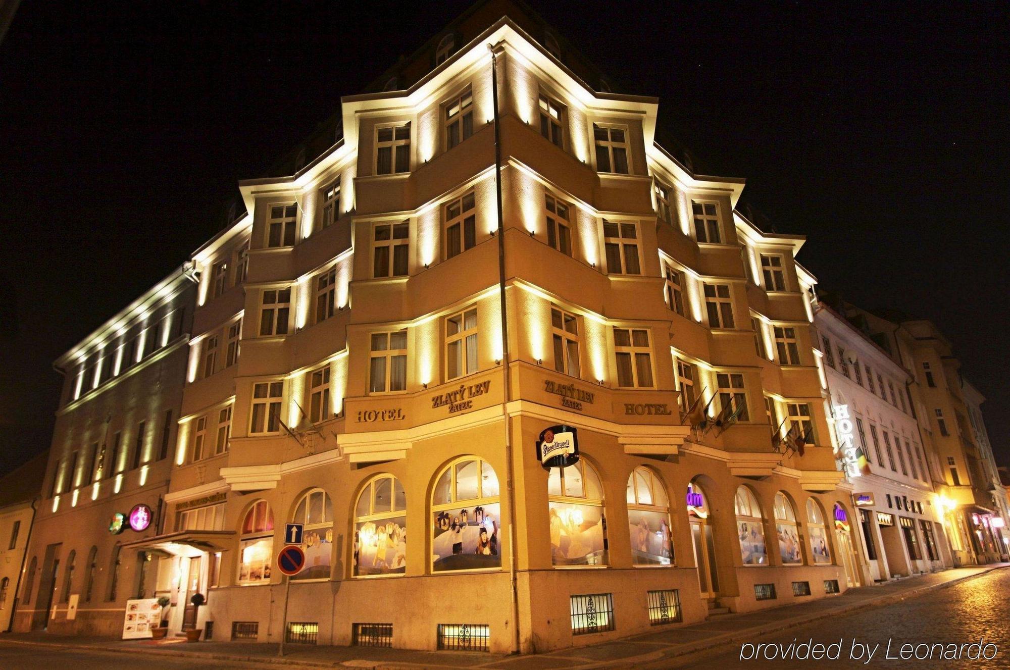 Hotel Zlatý Lev Žatec Exteriér fotografie